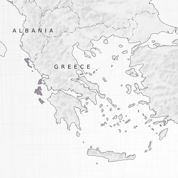 Ionian Islands in Greece